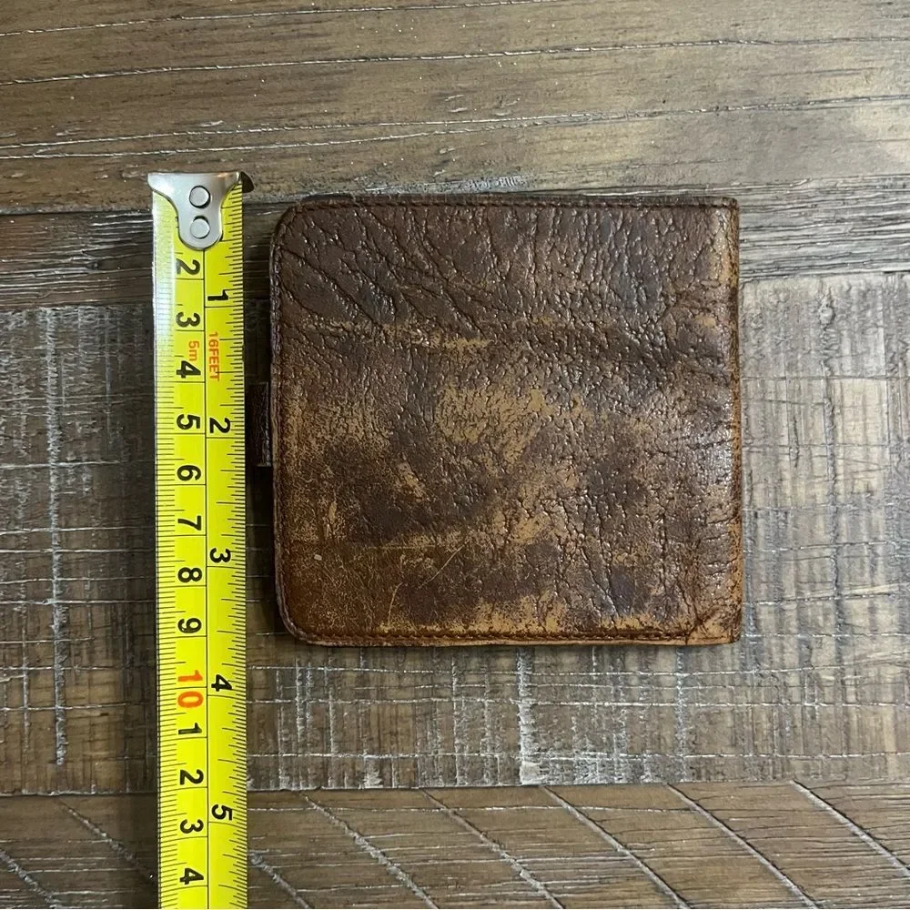 Vintage Sable Persian Leather Slim Jacket Wallet.